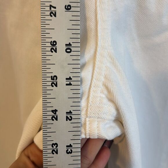 J Crew Superwide Leg Jeans Womens Size 28‎ White - Picture 11 of 12